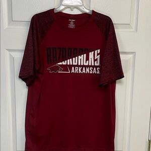 Pro Edge Razorbacks Arkansas Men's Red T-Shirt